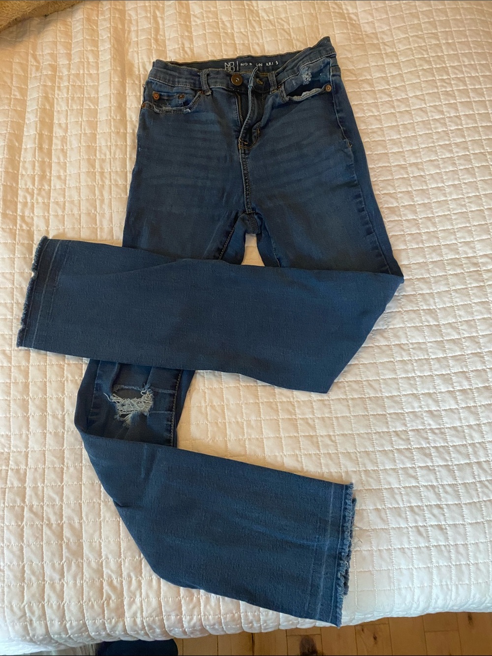 No Boundaries Dark Blue Wide Leg Jeans
